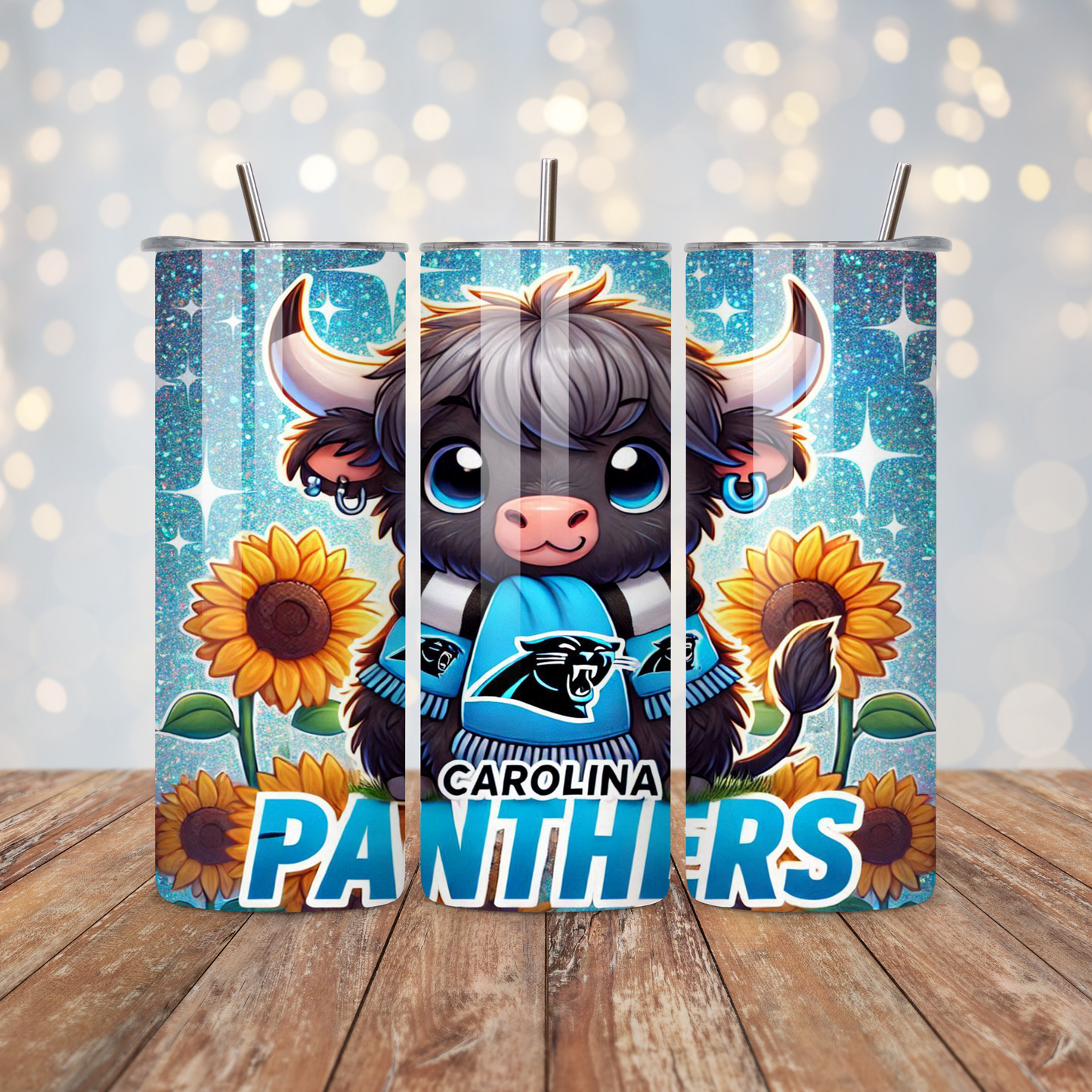 Football Highland Cow  Sublimation Transfer