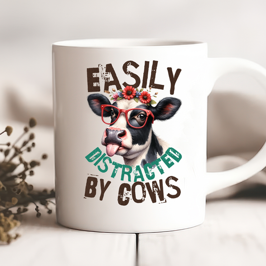 Funny Cow Mug, Sublimation Transfers