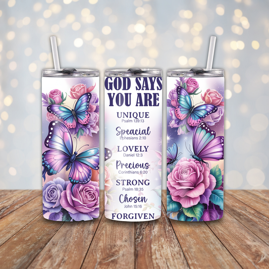 God Says You Are Sublimation Transfers