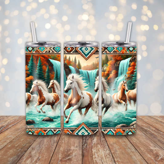 Western Horses Sublimation Transfers
