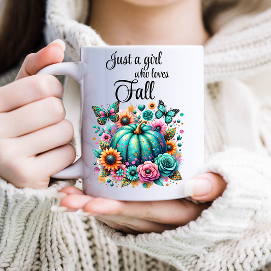 Just A Girl Who Loves Fall Mug