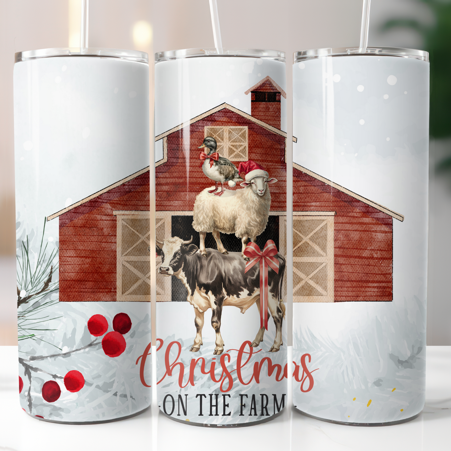 Christmas on the Farm, Sublimation Transfer