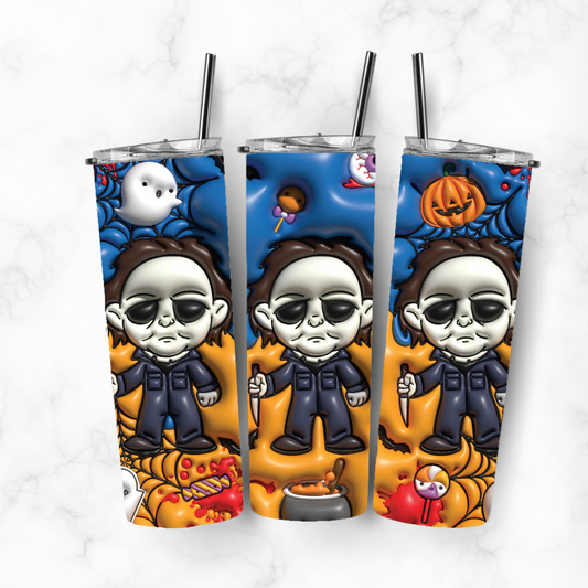 Michael Myers, Sublimation, Ready to Print, Ready To Press, Print Out Transfer, 20 oz, Skinny Tumbler Transfer, NOT A DIGITAL