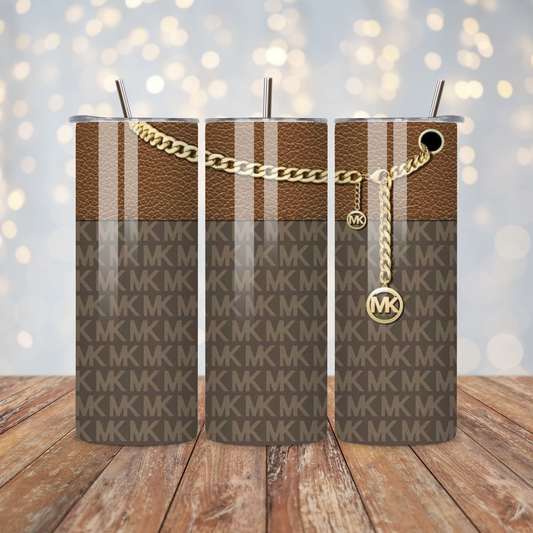 Brown Chain Handbag Design Sublimation Transfer