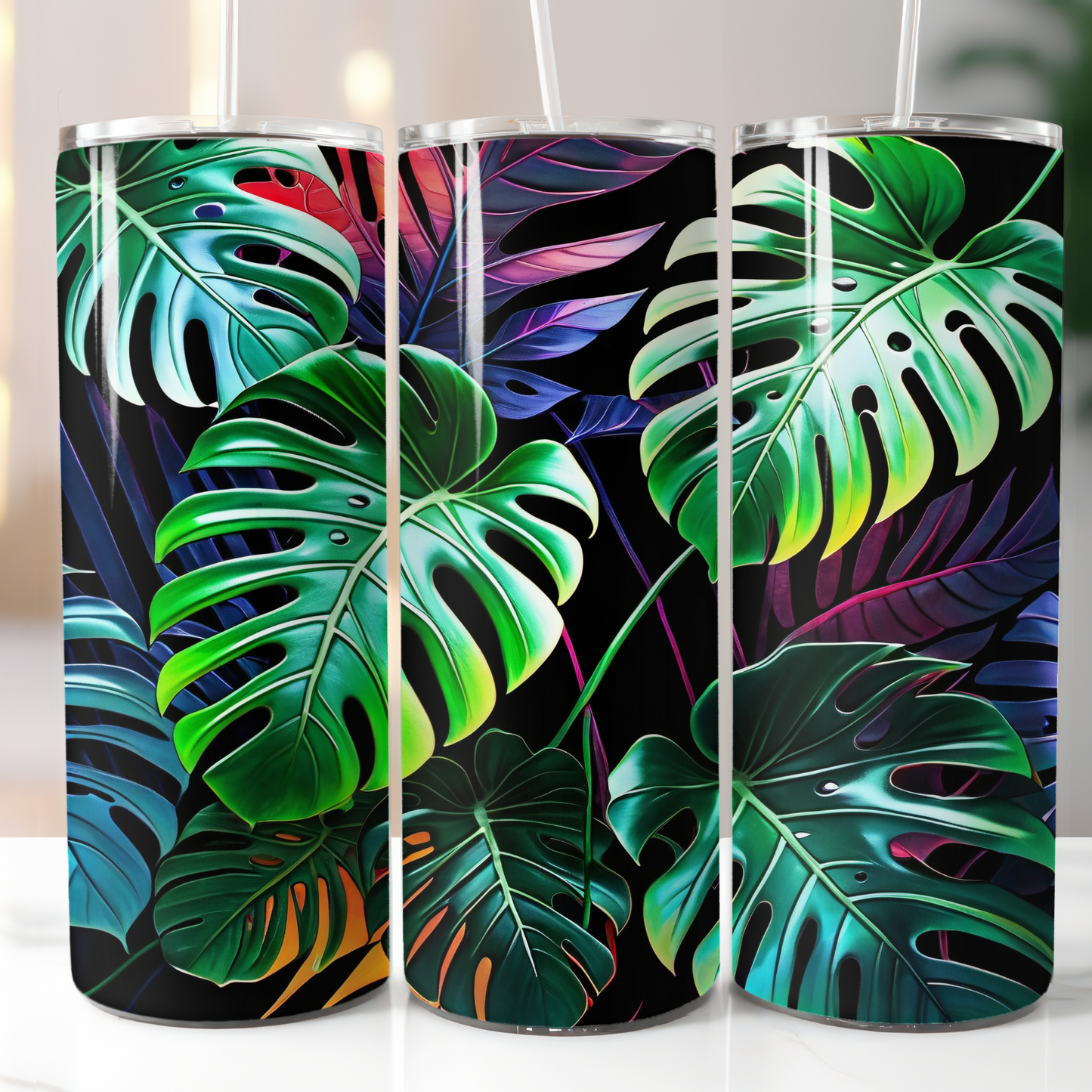 Monstera Plant, Sublimation Transfer