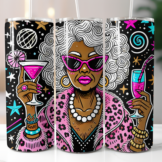 Black Woman Grandmother Sublimation Transfer