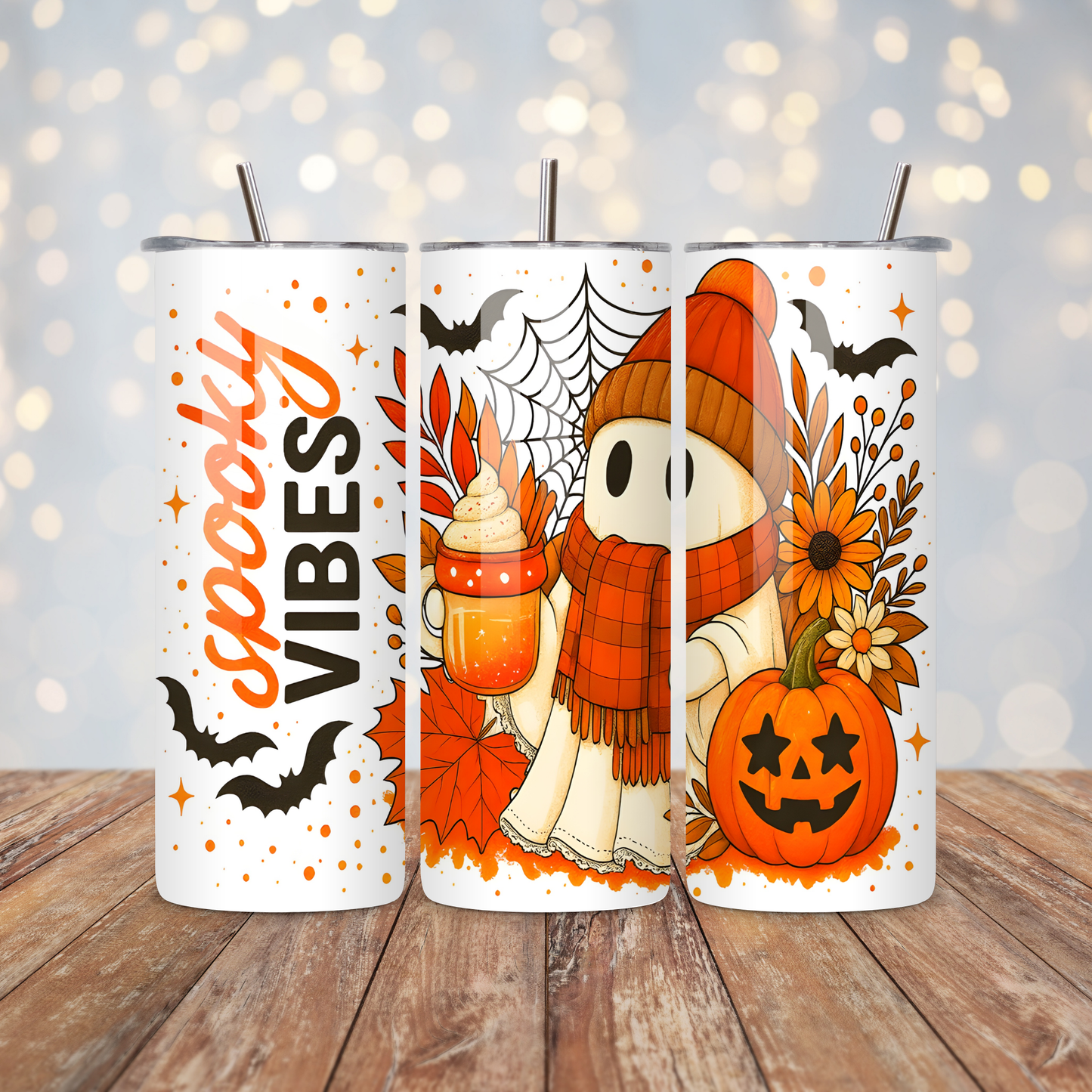 Spooky Vibes Ghost Sublimation Transfer