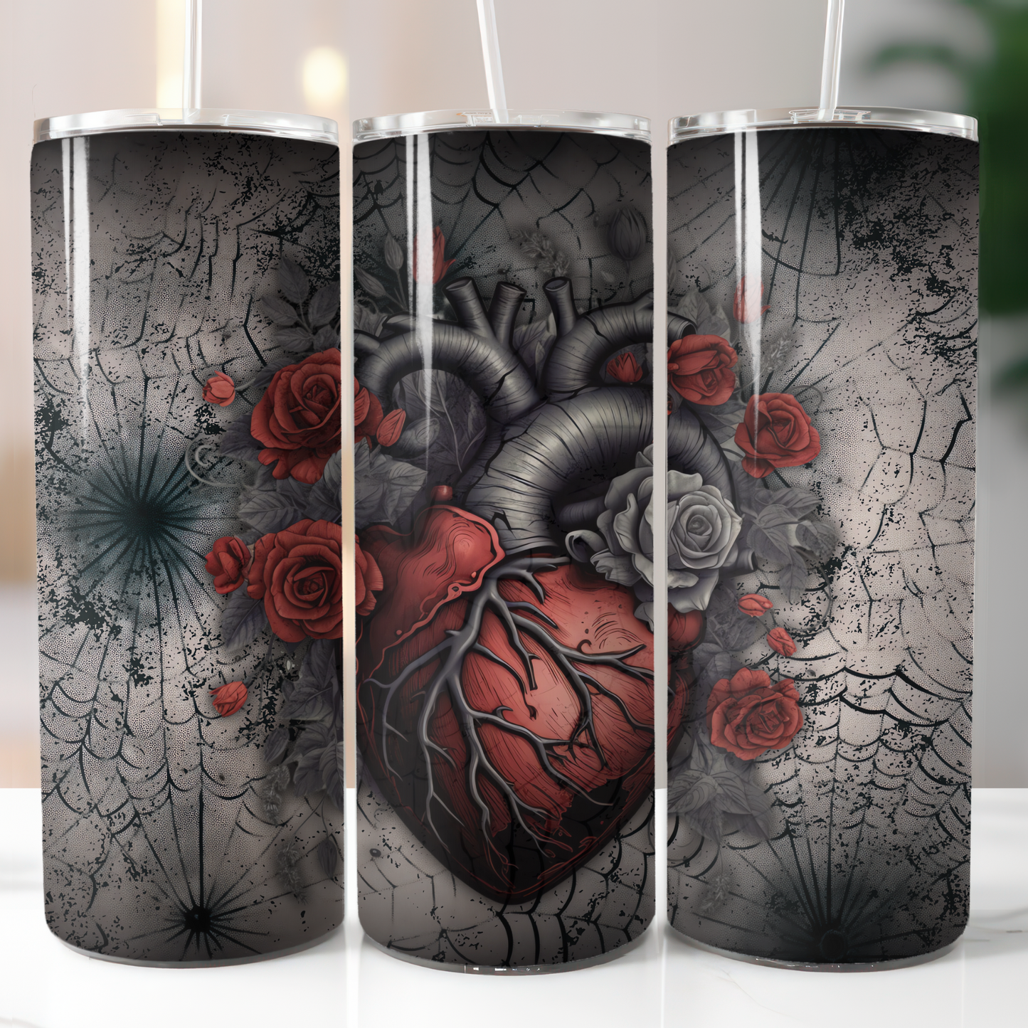 Gothic Heart, Sublimation Transfer