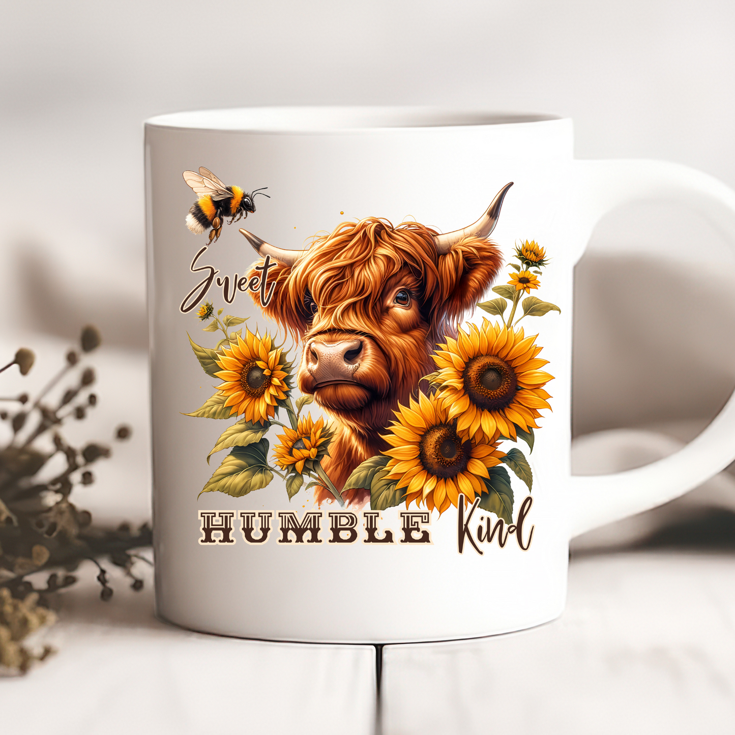 Funny Cow Mug, Sublimation Transfers