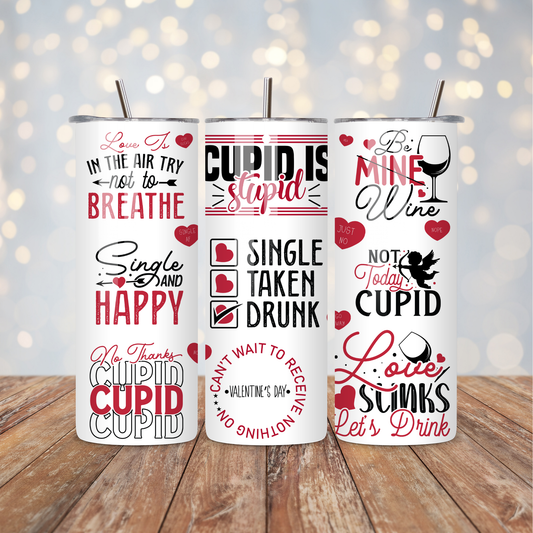 Anti-Valentine's Day Quotes Sublimation Transfer