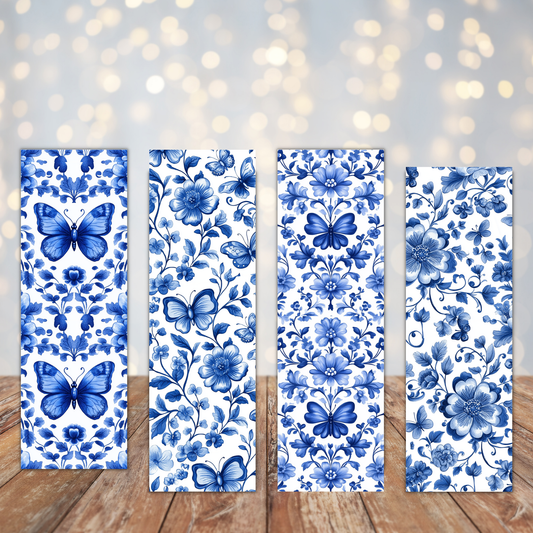 Chinoiserie Butterfly Bookmarks Sublimation Transfers