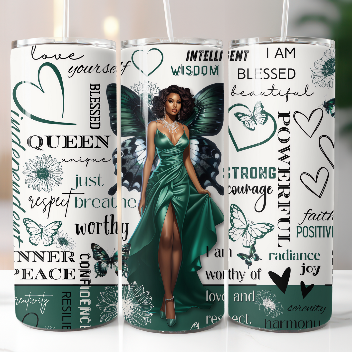 Black Woman Affirmations, Sublimation Prints