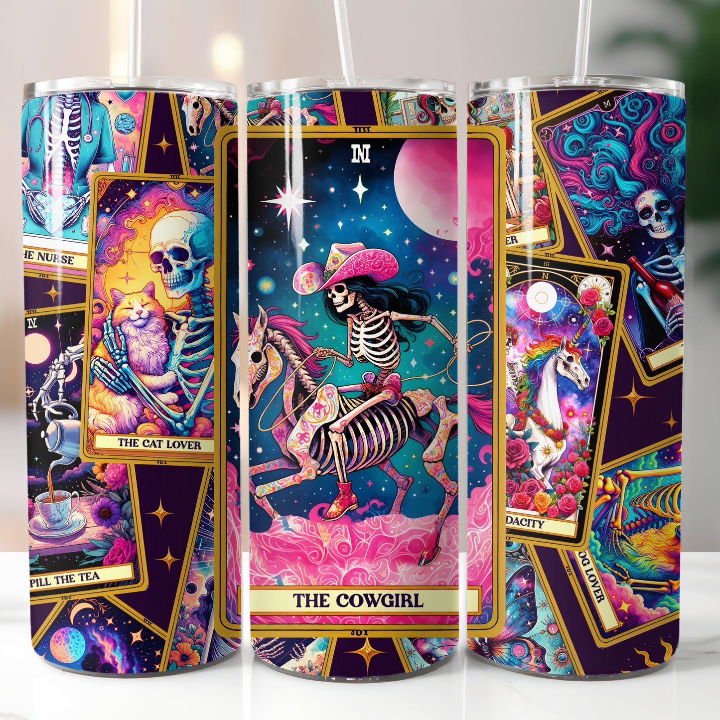 The Cowgirl Tarot Cards, Sublimation Transfer