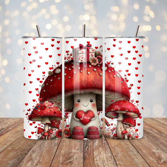 Mushroom Valentine Sublimation Transfer