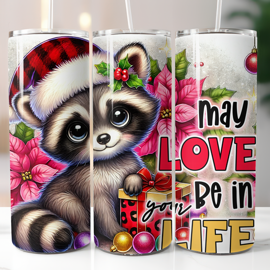 May Love Raccoon Sublimation Transfer