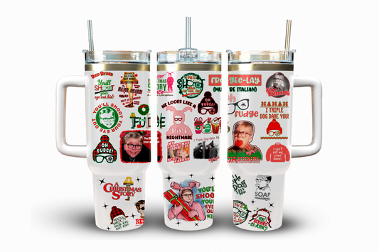 Christmas Story Sublimation Transfer, 40 oz.