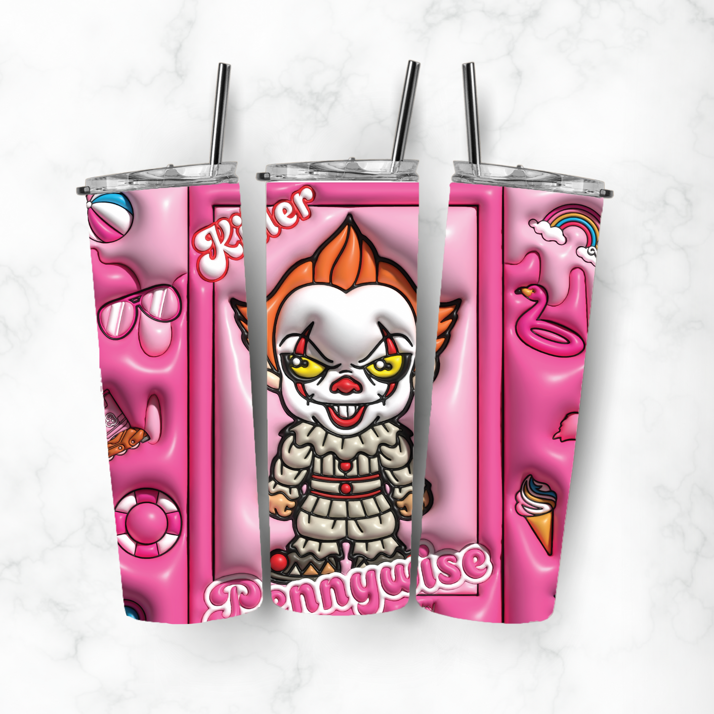 IT Pennywise, Sublimation, Ready to Print, Ready To Press, Print Out Transfer, 20 oz, Skinny Tumbler Transfer, NOT A DIGITAL