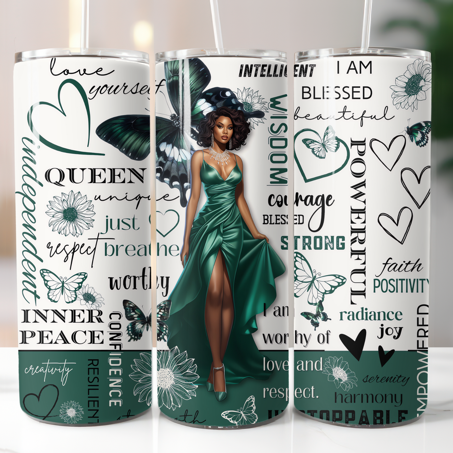 Black Woman Affirmations, Sublimation Prints