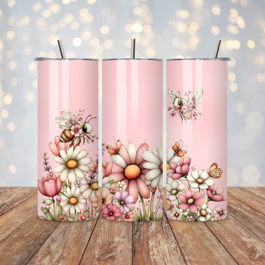 Bee and Daisy Sublimation Transfer