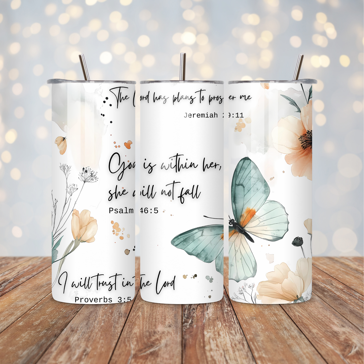 Prayer Butterfly Quotes Sublimation Transfer