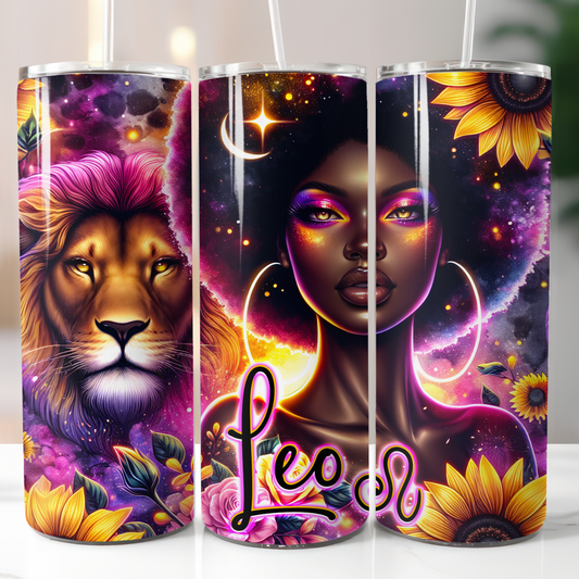 Leo, Black Woman, Sublimation Transfer