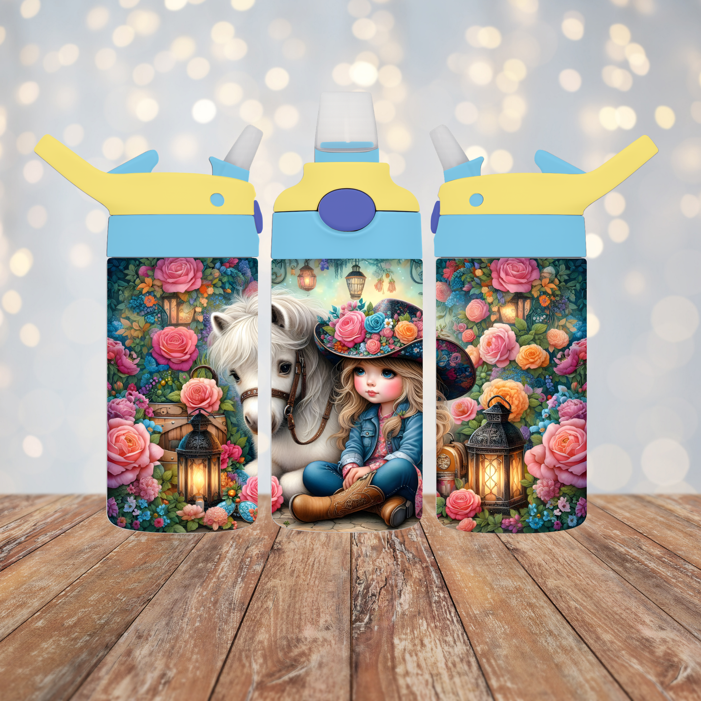 Young Girl and Horse Sublimation Transfer