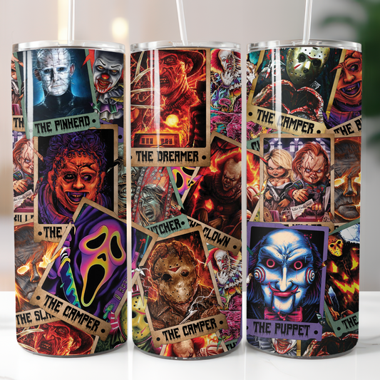 Horror Tarot Cards, Sublimation Transfer