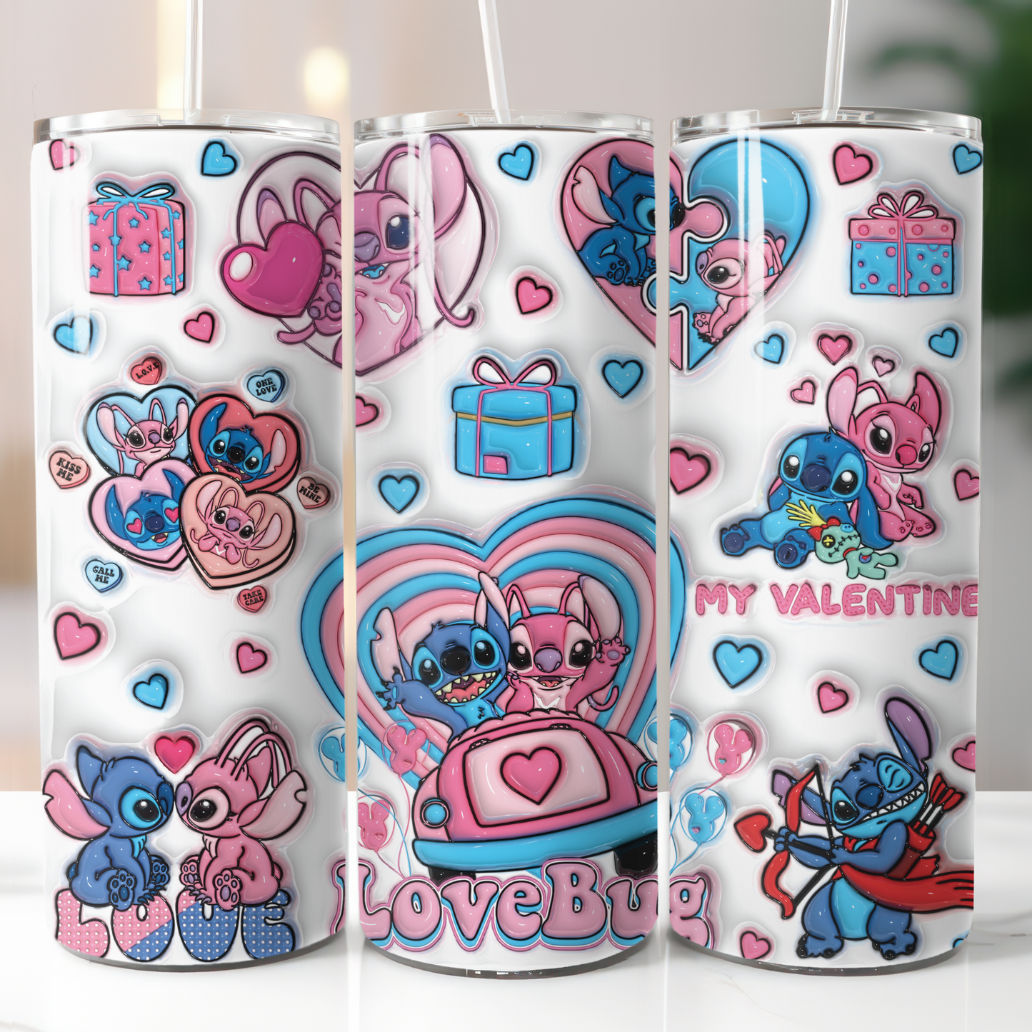 Animation Valentine's Day, Sublimation Transfer