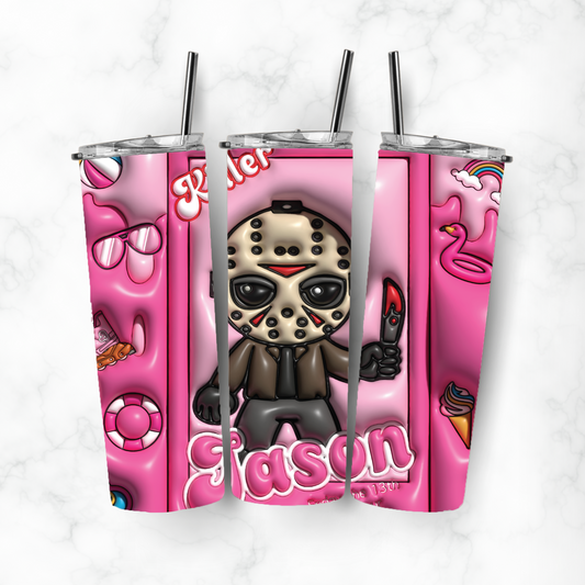 Friday 13th Jason, Sublimation, Ready to Print, Ready To Press, Print Out Transfer, 20 oz, Skinny Tumbler Transfer, NOT A DIGITAL