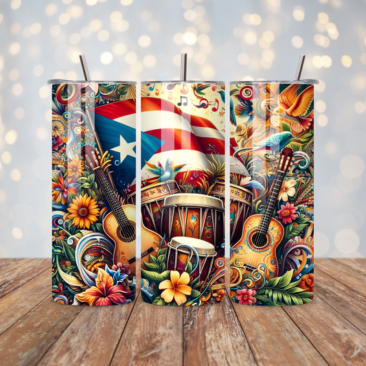 Puerto Rico Flag Sublimation Transfer