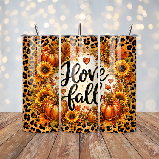 I Love Fall Sublimation Transfer