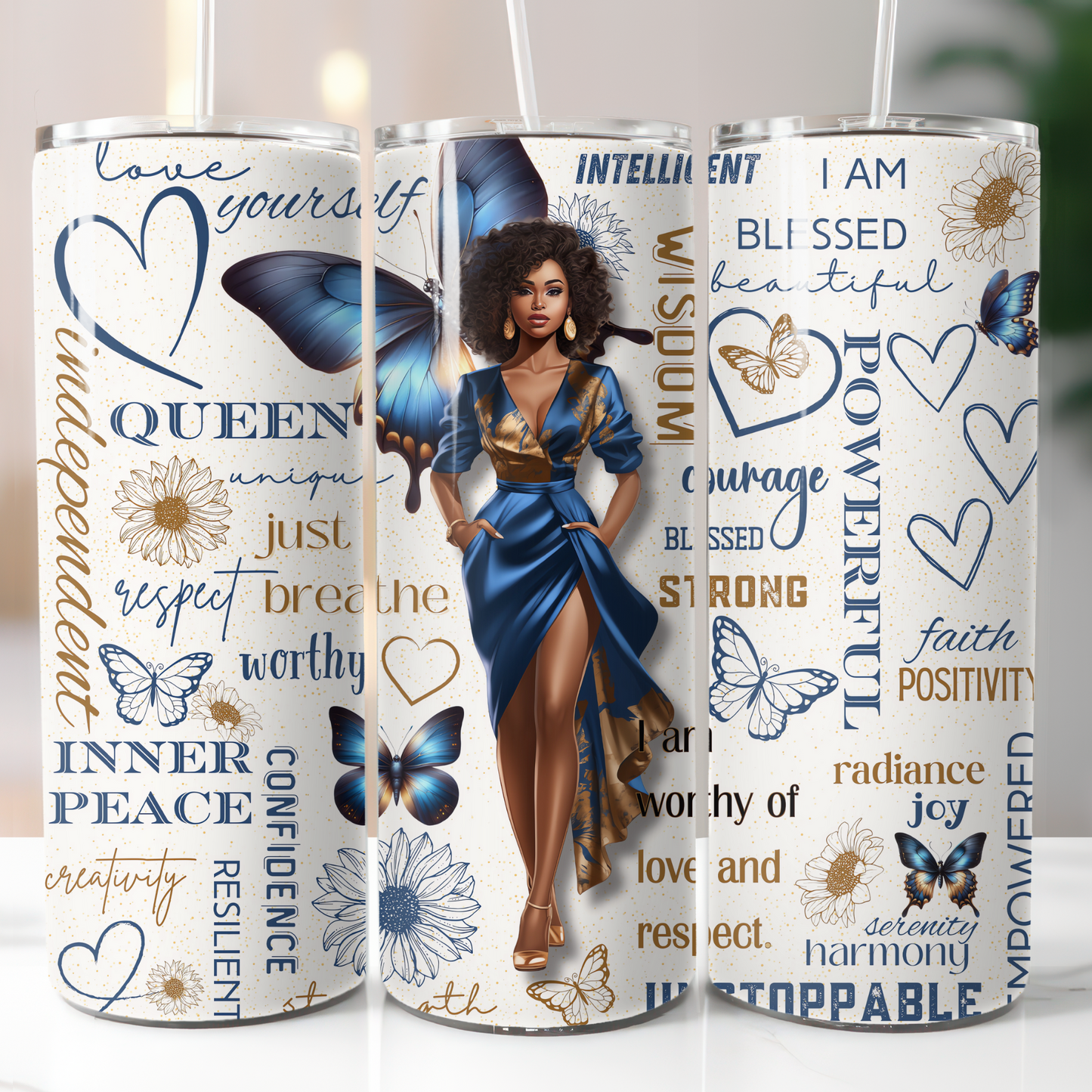 Black Woman Affirmations, Sublimation Prints