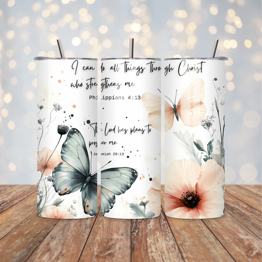 Prayer Butterfly Quotes Sublimation Transfer