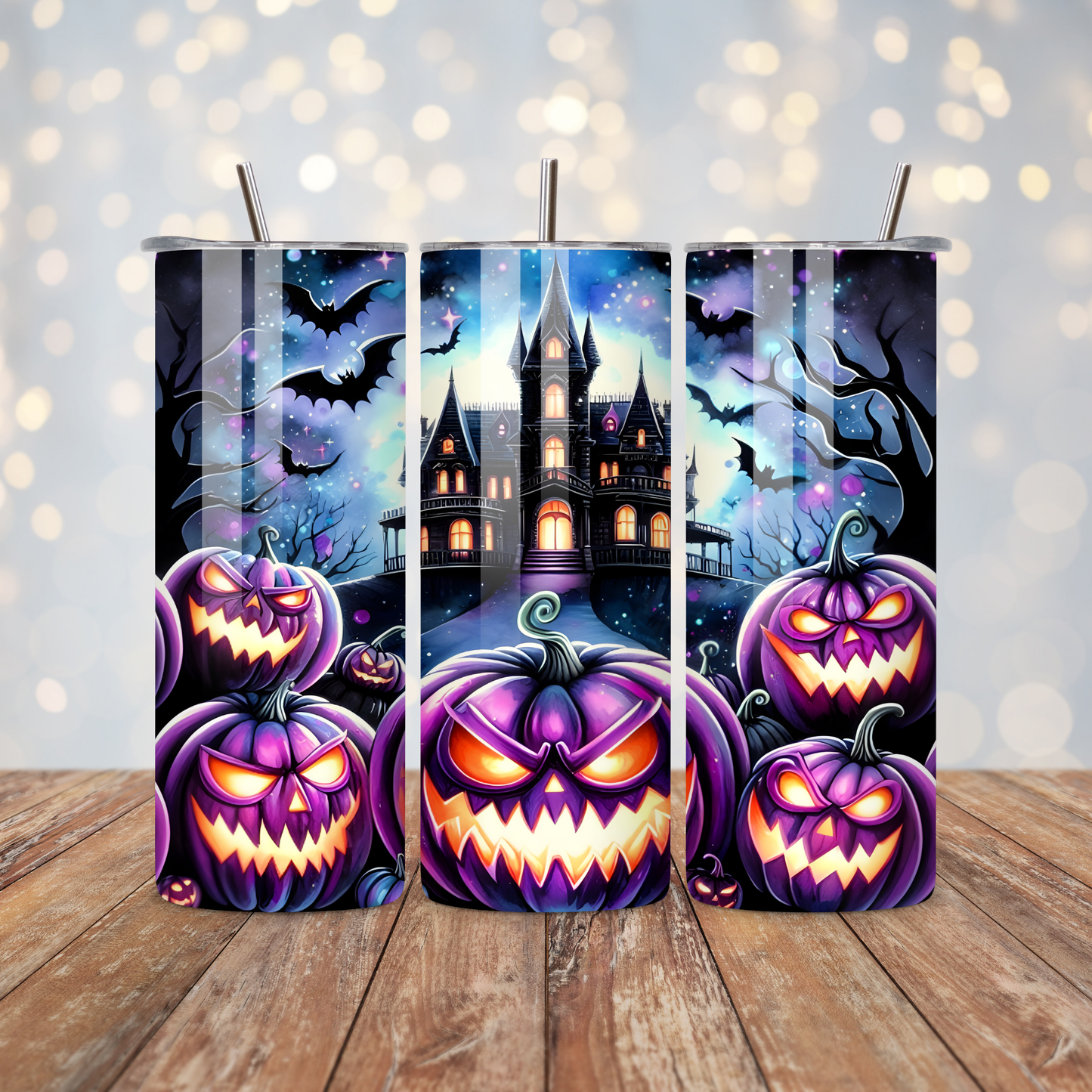 Purple Pumpkins Sublimation Transfer