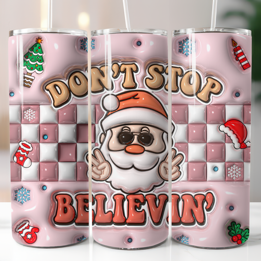 3D Puffy Christmas, Sublimation Transfer