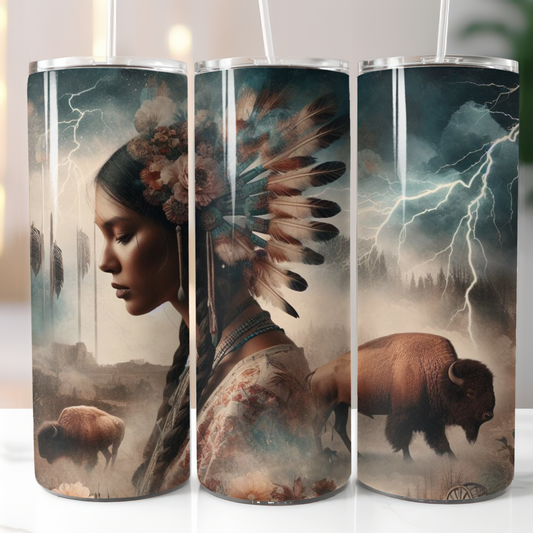 American Indian Woman, Sublimation Prints