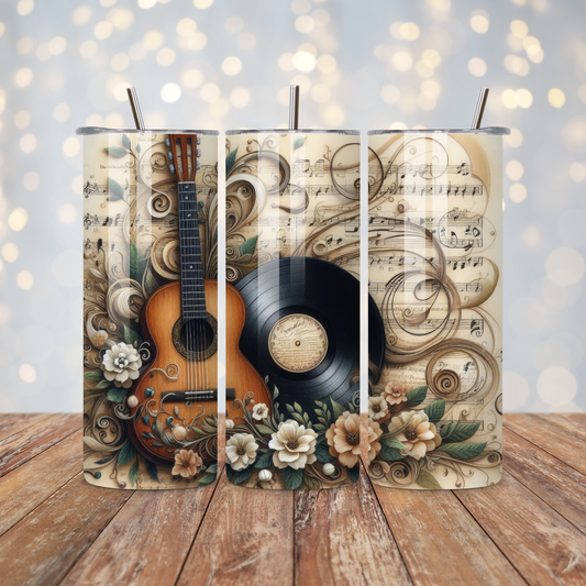 Guitar and Record Sublimation Transfer
