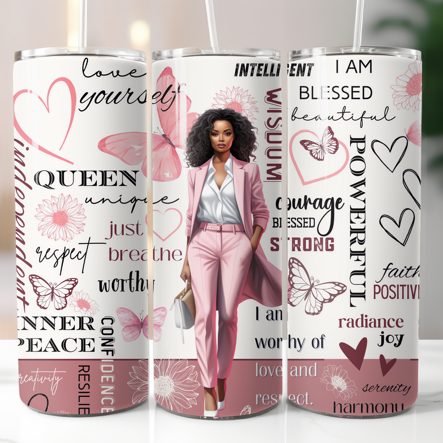 Black Woman Affirmations, Sublimation Prints