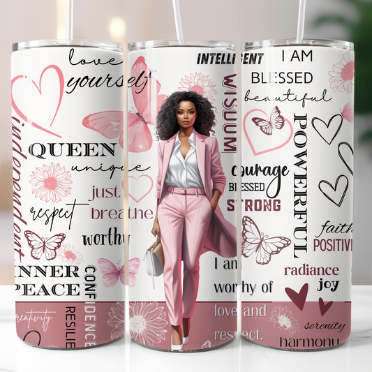 Black Woman Affirmations, Sublimation Prints