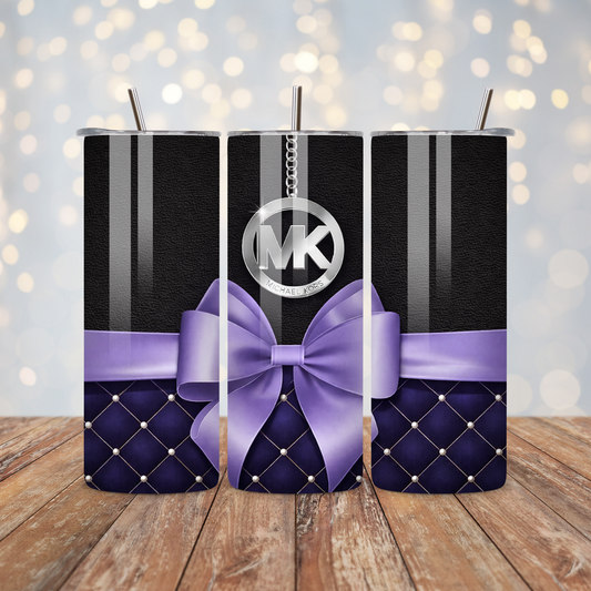 Purple Bow Handbag Design Sublimation Transfer