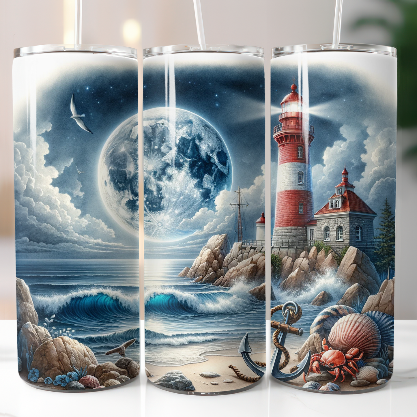 Lighthouse, Sublimation Transfer