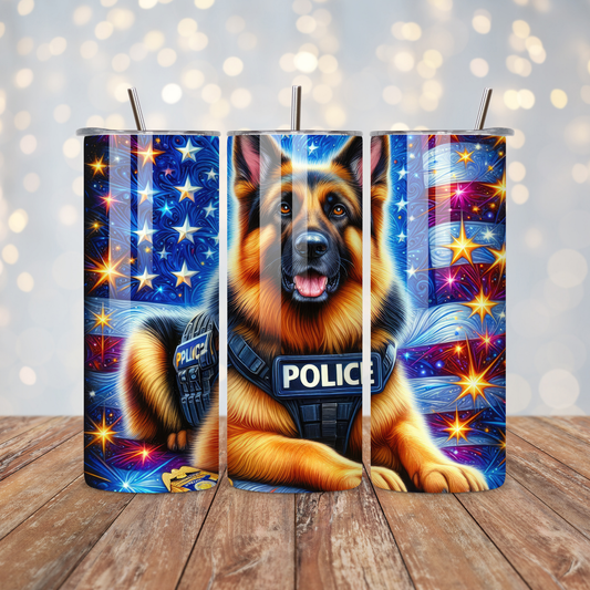 K9 Police Dog Sublimation Transfer