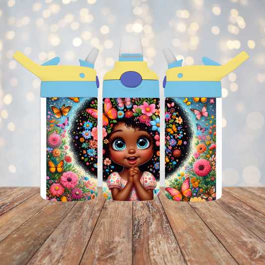 Young Black Girl Afro Sublimation Transfer