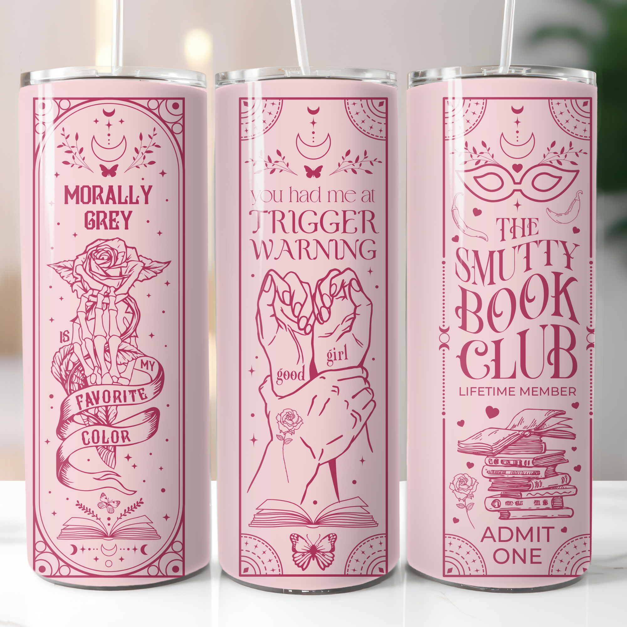 Trigger Warning Pink, Sublimation Transfer – charmalicious-shop