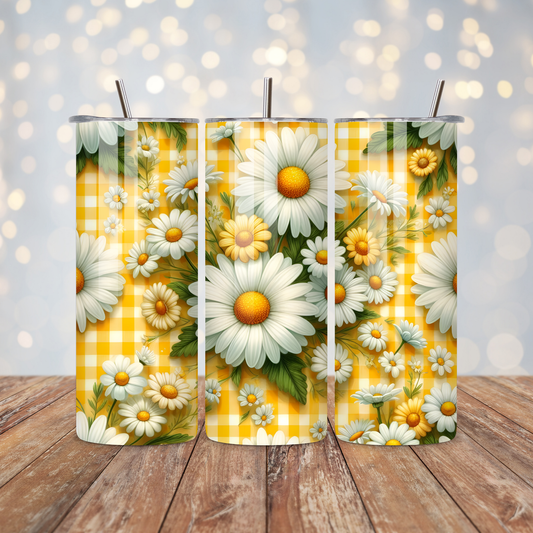 Yellow Daisy Sublimation Transfer