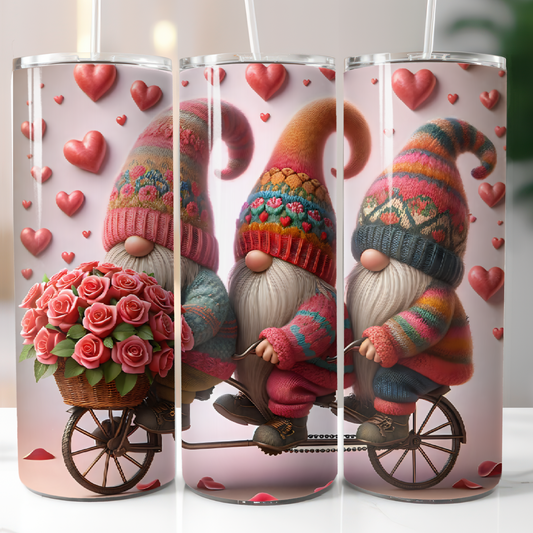 Gnome Bicycle Valentine