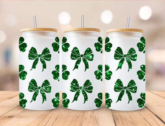Shamrocks Fall Libbey Glass Transfer