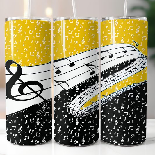 Music Yellow, Sublimation Transfer