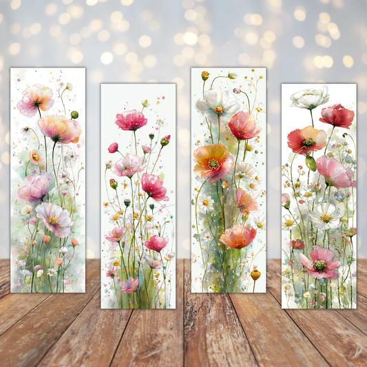 Poppy Bookmark Sublimation Transfers