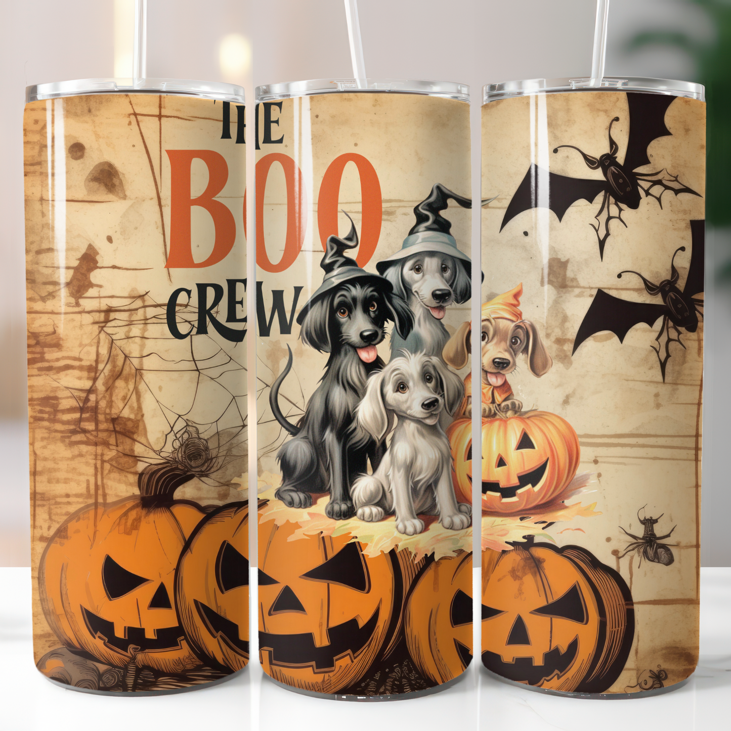 Retro Halloween, Sublimation, Ready to Print, Ready To Press, Print Out Transfer, 20 oz, Skinny Tumbler Transfer, NOT A DIGITAL